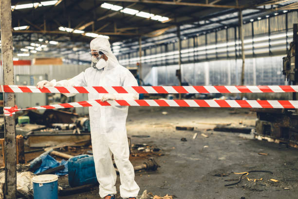 Professional Trauma Scene Cleanup technician working in Petersburg, NE